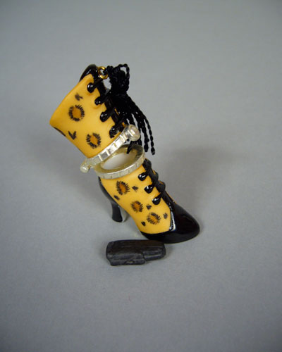 Leopard boot with gloves