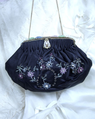 Cute 1930's Embroidery Bag