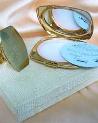 Powder Compact and lipstick holder in Box-VA-2
