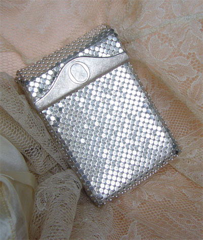 Silver Mesh Cigarette Packet VA-5