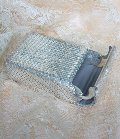 Silver Mesh Cigarette Packet VA-5