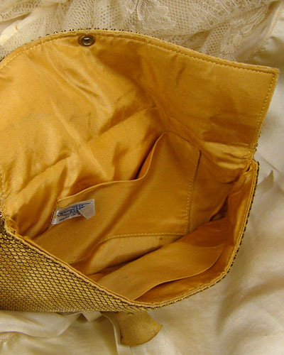 Gold Mesh Clutch
