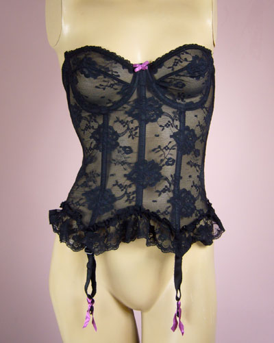 Black Lacy bustier