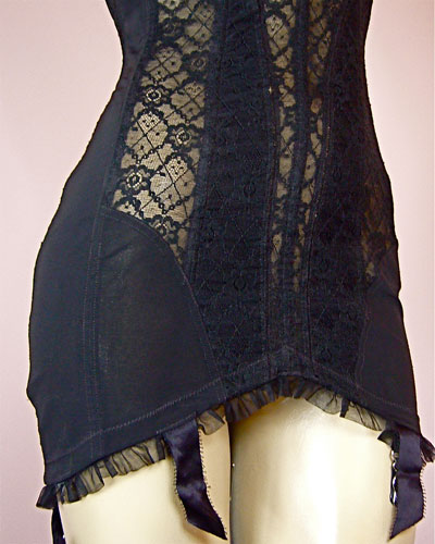 A Rare Gorgeous Merry Widow Long Bustier Girdle