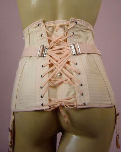 Cropped Fan Lacing Corset/Girdle