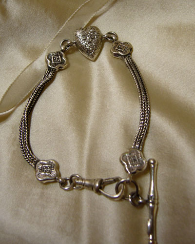 A Victorian Sterling Silver Albertina