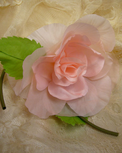 Pale Pink Silk Rose