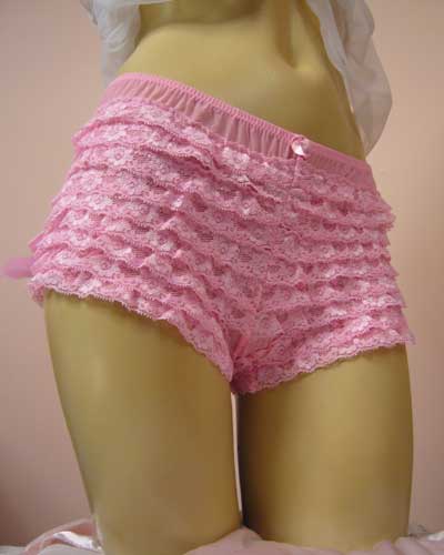 1950's Style Rhumba Frilly Pink Panties