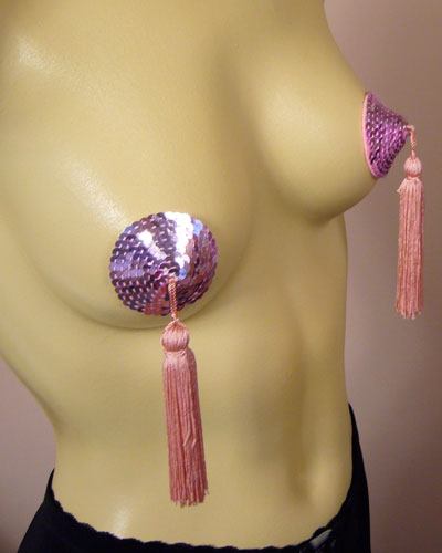 Pink Sequin Pasties/Tassles