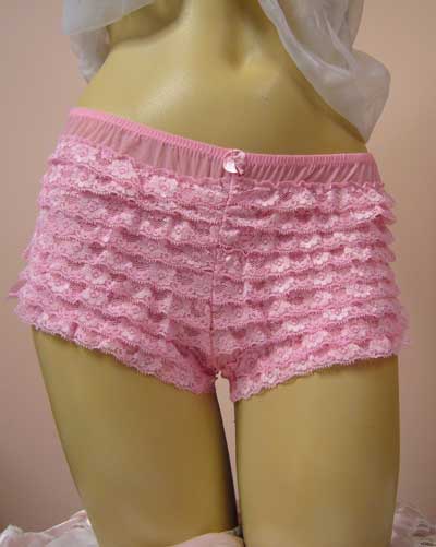 1950's Style Rhumba Frilly Pink Panties