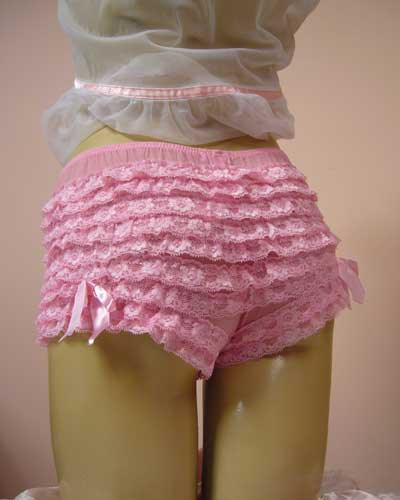1950's Style Rhumba Frilly Pink Panties