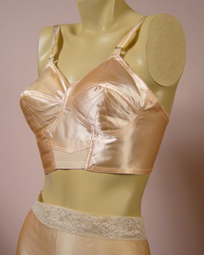 Vintage 1940's Satin Bra