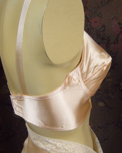 Vintage 1940's Satin Bra
