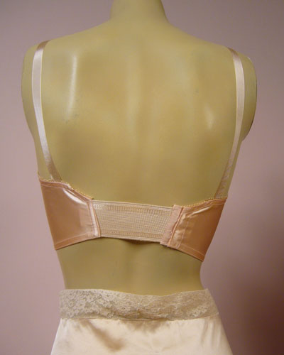Vintage 1940's Satin Bra